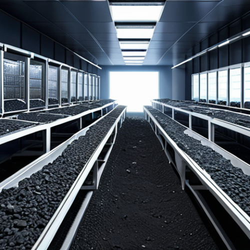 **

Prompt: A Bitcoin mining farm in Mongolia powered by coal, emitting large amounts of carbon emissions, illustrating the environmental impact of cryptocurrency mining.

**